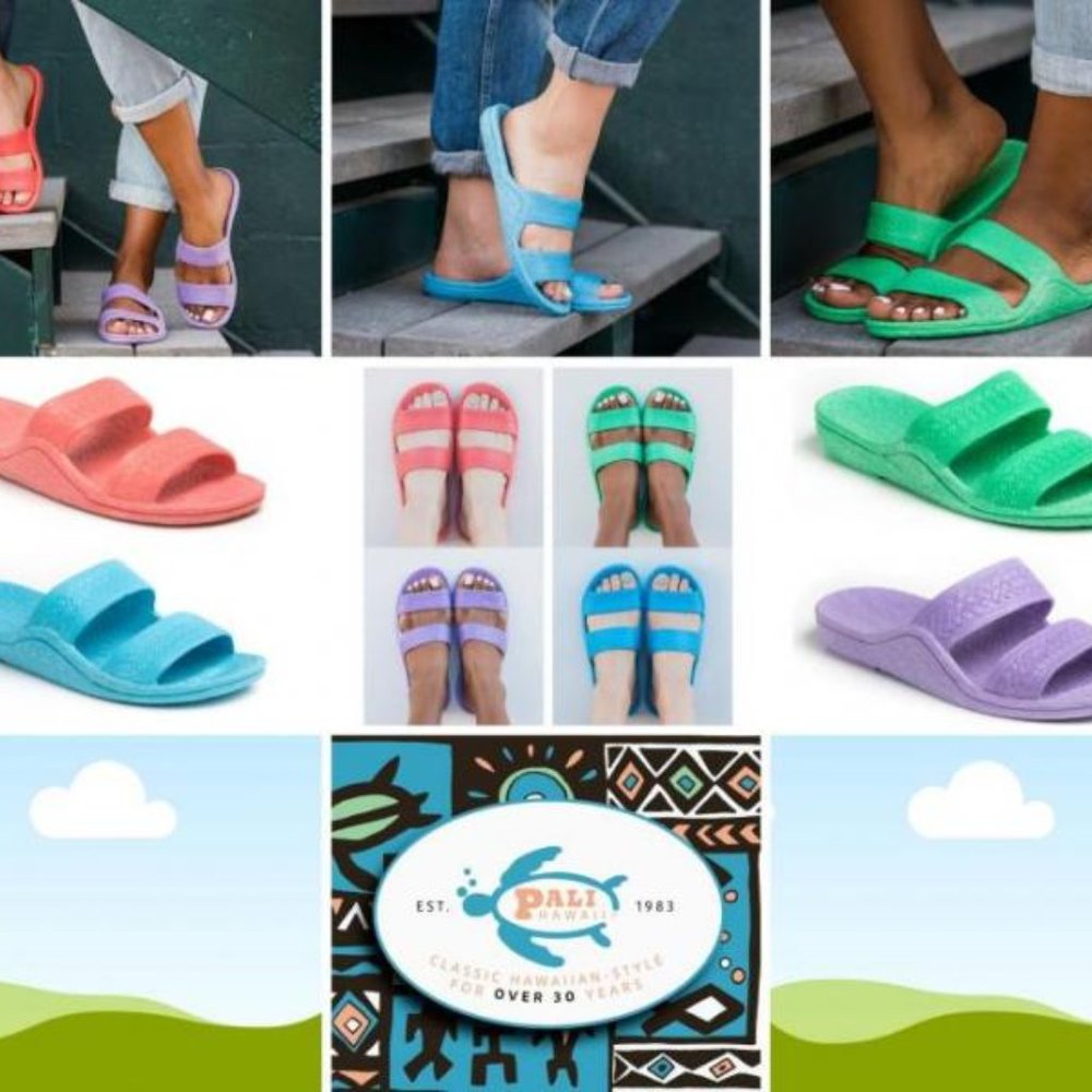 All four Colors Pali Hawaii Sandals Sizes 5 - 11